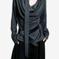 Shadowfall Drape Blouse