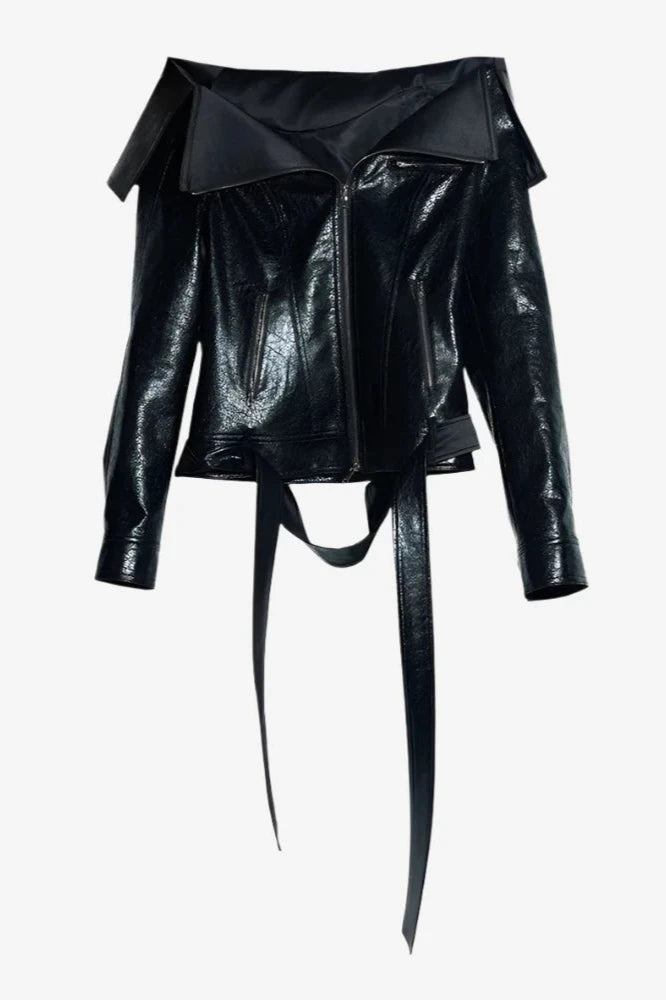 Noir Siren Leather Jacket