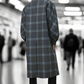 Rebellion Plaid Overcoat LAZERorange