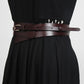 Asymmetrical Buckle Waist Belt