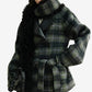 Plaid Luxe Woolen Coat