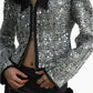 Shimmering Rebel Sequin Jacket LAZERorange