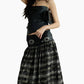 Grunge Plaid Revival Skirt