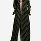 Nomad Striped Fringe Trench LAZERorange