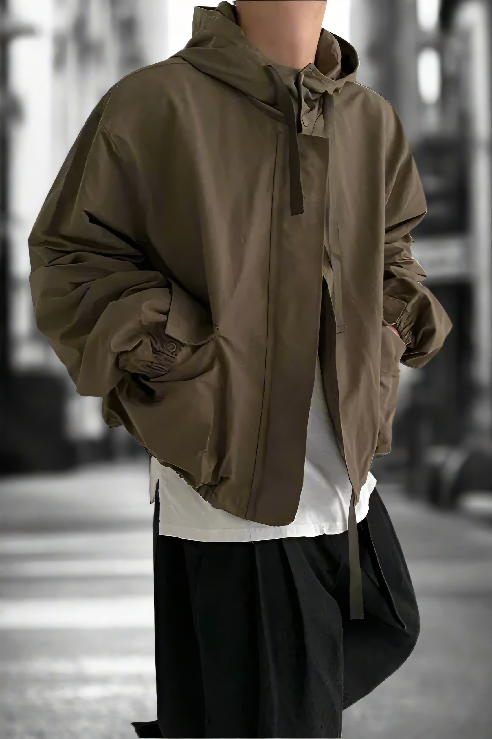 Shadowstride Hooded Cargo Jacket