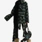 Plaid Luxe Woolen Coat