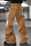 Vortex Cutout Cargo Pants LAZERorange