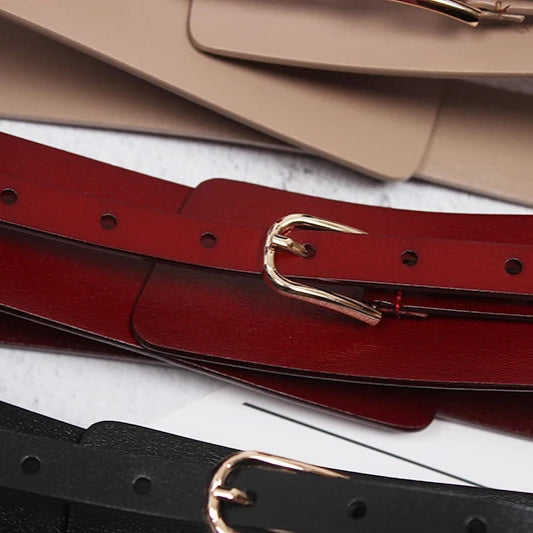 Asymmetrical Buckle Waist Belt