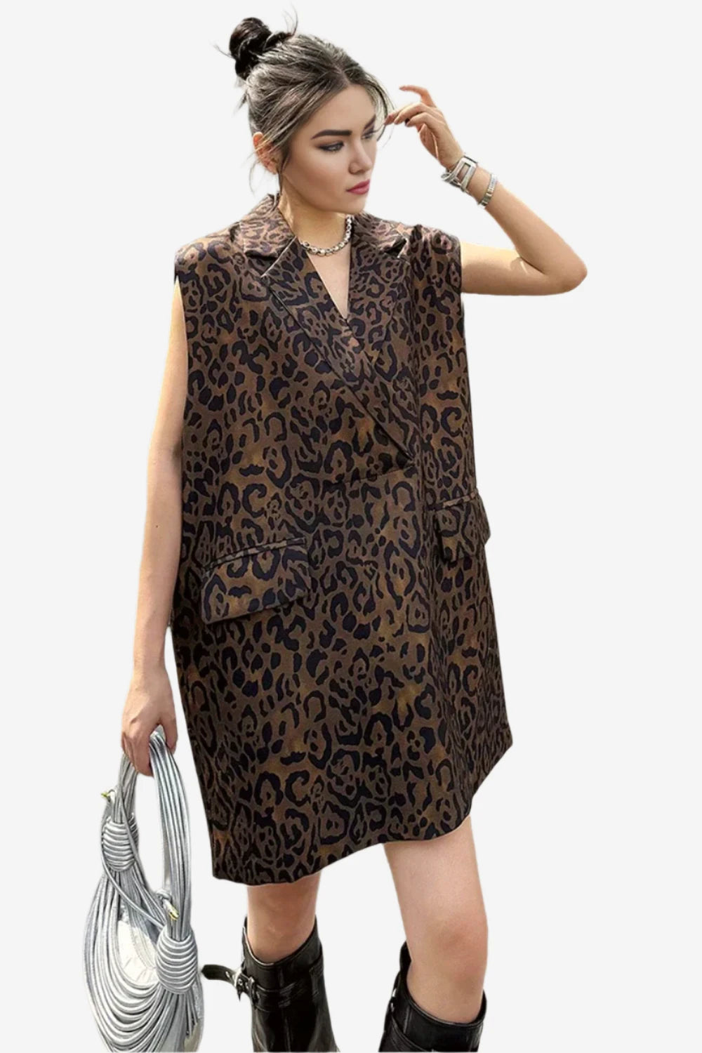 Feral Grace Leopard Vest Dress