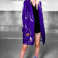 Violet Vandal Faux Leather Trench LAZERorange