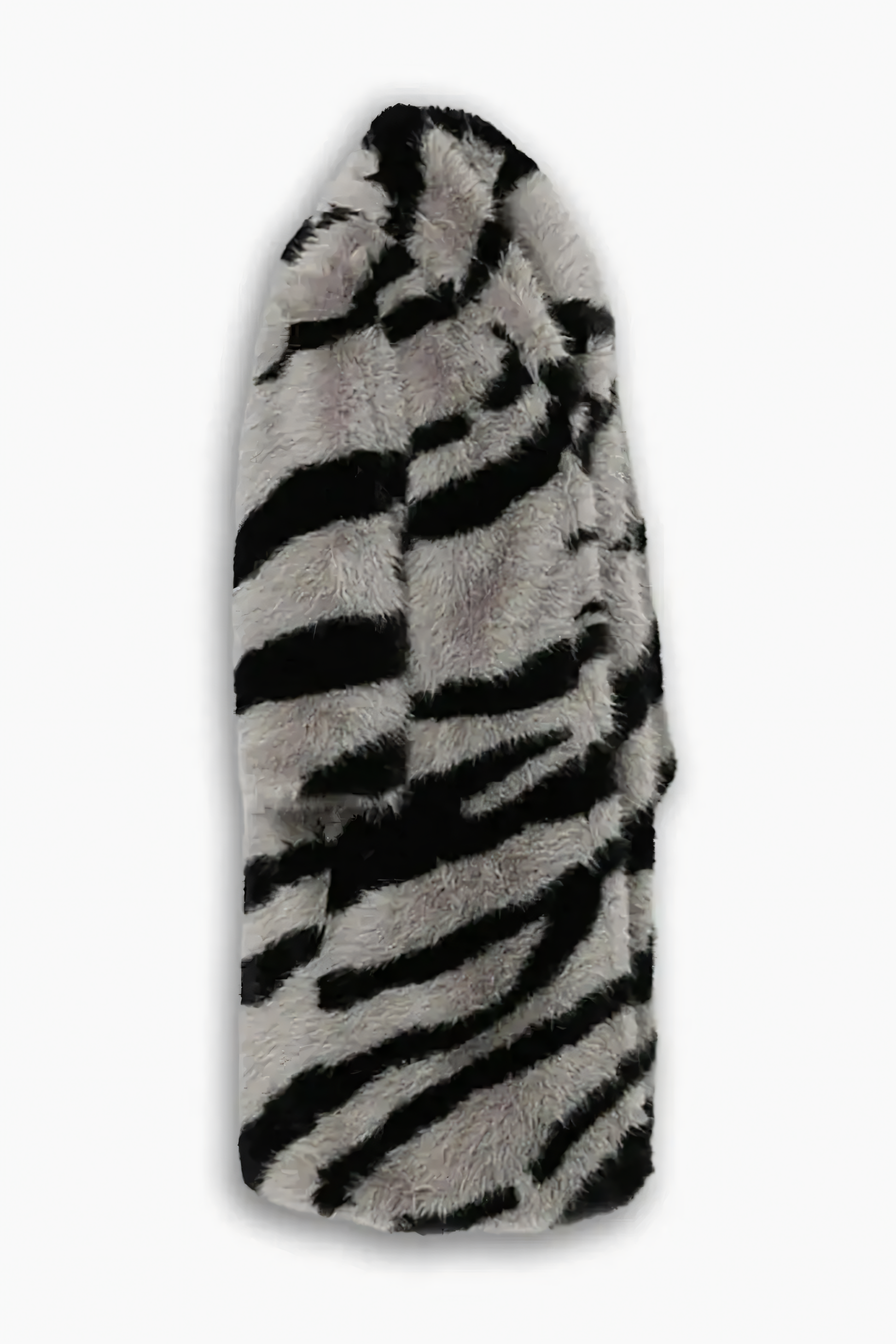 Zebra Luxe Fur Coat LAZERorange