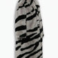Zebra Luxe Fur Coat LAZERorange