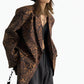 Fierce Prowl Leopard Blazer LAZERorange