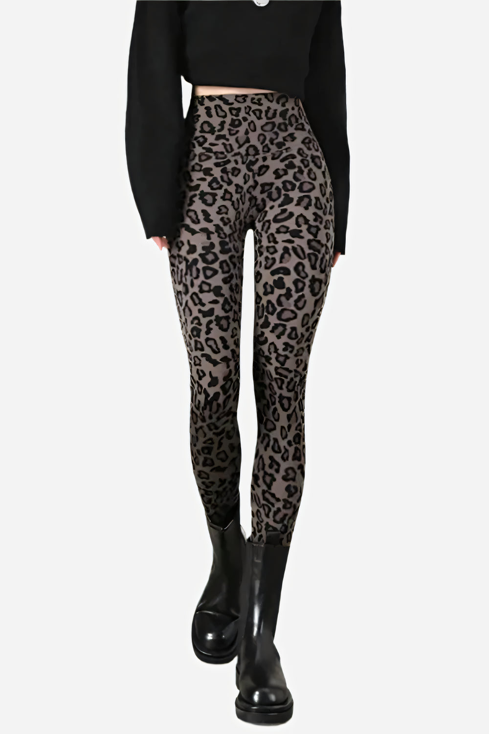 Leopard Thermo-Luxe Leggings LAZERorange