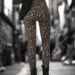 Leopard Thermo-Luxe Leggings LAZERorange