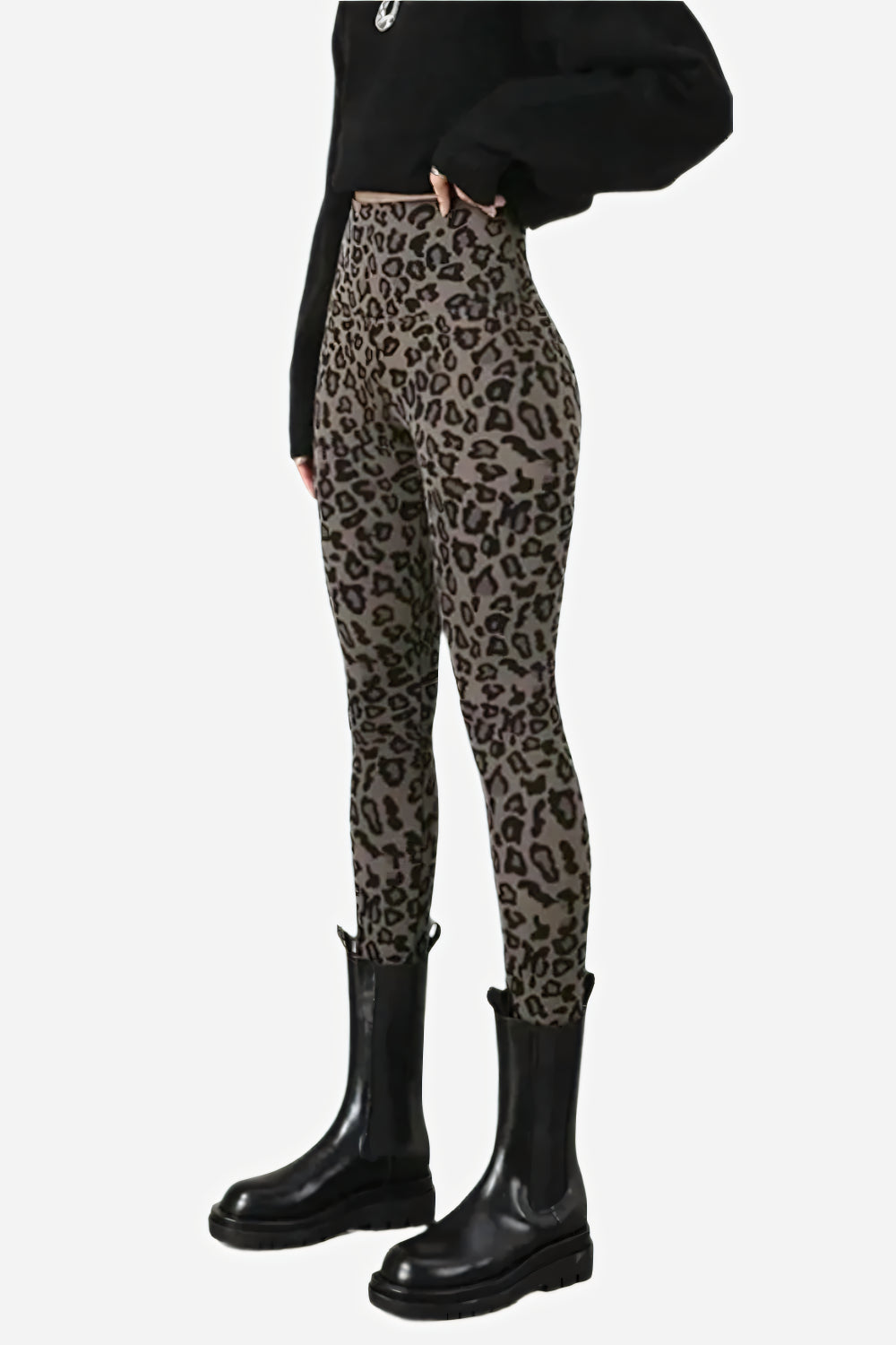 Leopard Thermo-Luxe Leggings LAZERorange