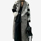 Eclipse Spliced Fur Coat LAZERorange.com