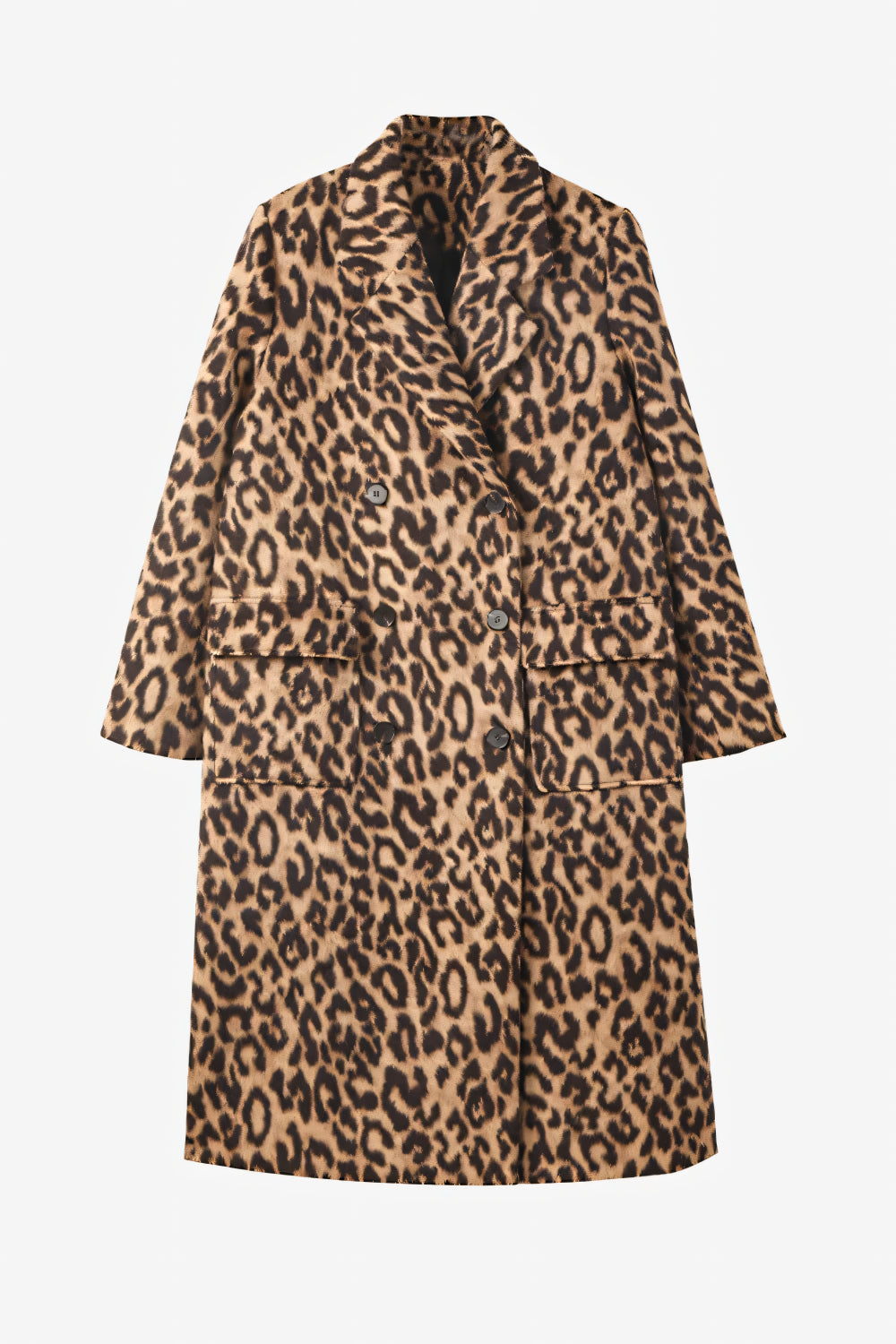 Savanna Luxe Leopard Coat LAZERorange