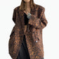 Fierce Prowl Leopard Blazer LAZERorange