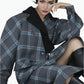 Rebellion Plaid Overcoat LAZERorange